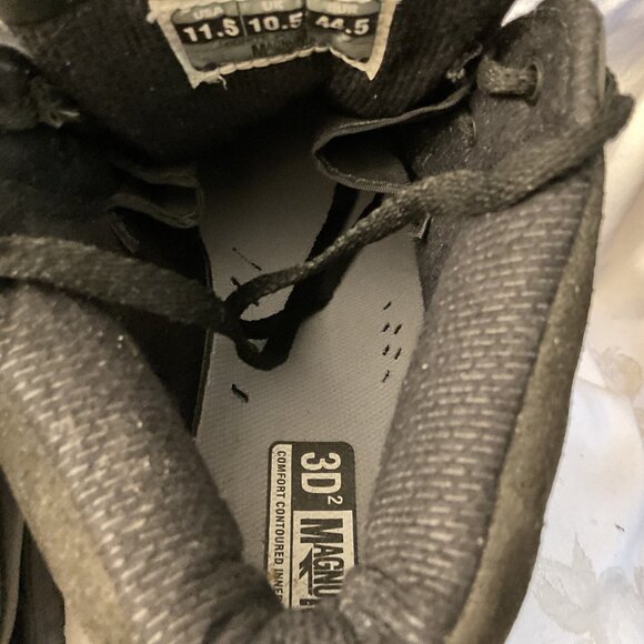 MAGNUM 3D2 STEALTH LEATHER BLACK CAMBRELLE COMFORT LINING MILITARY BOOTS 11.5 Sz - Picture 6 of 15